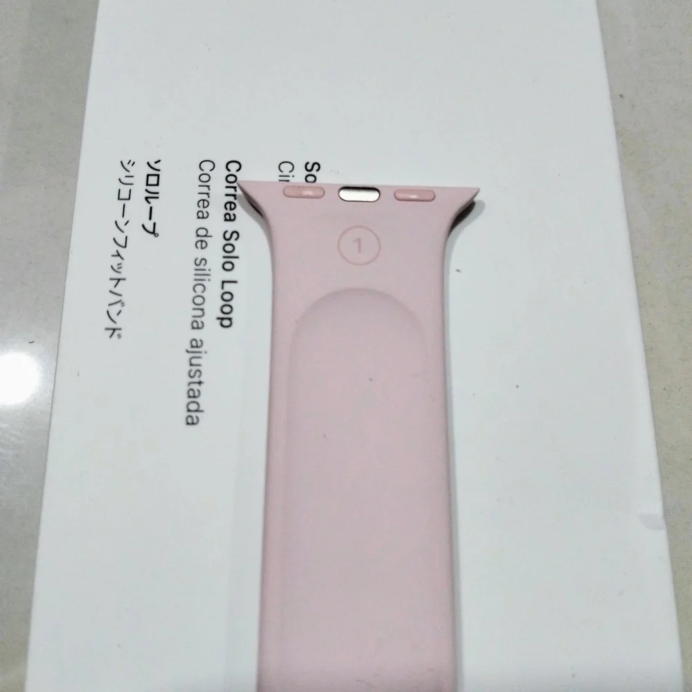 🟡Apple Watch 41mm Chalk Pink Solo Loop - Size 1 - Picture 8 of 11